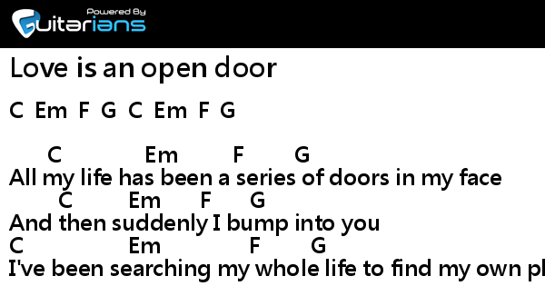 Let My Love Open The Door Chords Let My Love Open The Door Guitar Chords