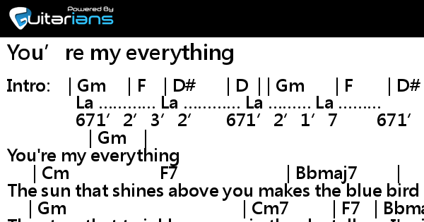 Santa Esmeralda You re my everything 結他譜 Chord譜 吉他譜 Guitarians com Santa Esmeralda You re my everything 結他譜 Chord譜 吉他譜 Guitarians com