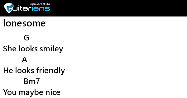 Ellegarden Lonesome 結他譜chord譜吉他譜 Guitarians Com
