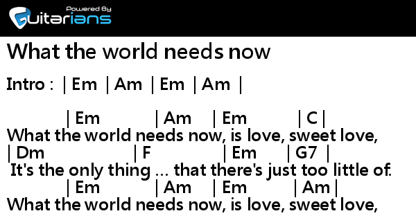 dionne warwick what the world needs now karaoke