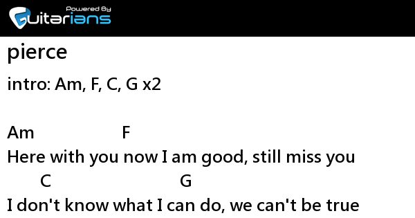 Pierce One Ok Rock 歌詞 意味