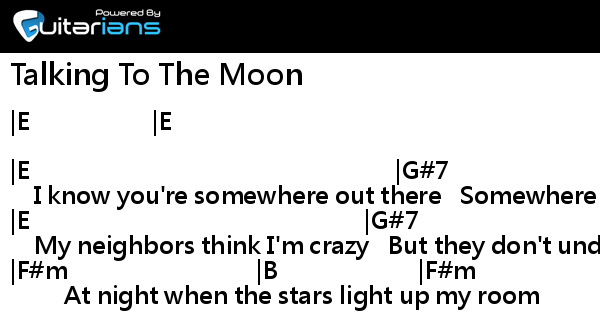 Bruno Mars Talking To The Moon Ukulele Chords Bruno Mars - Talking To The Moon 結他譜 Chord譜 吉他譜| 曲 : Philip.L, Ari