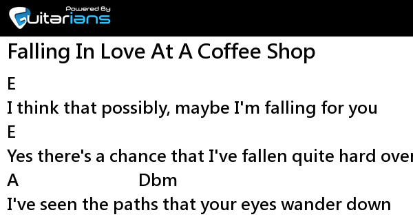 Falling In Love At A Coffee Shop Karaoke Landon Pigg - Falling In Love At A Coffee Shop 結他譜 Chord譜 吉他譜